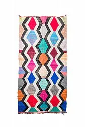 Tappeto Berberi Dal Marocco Boucherouite 140 x 290 cm