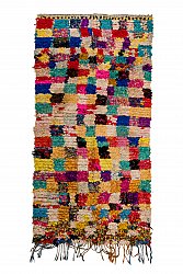 Tappeto Berberi Dal Marocco Boucherouite 270 x 125 cm