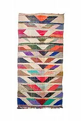 Tappeto Berberi Dal Marocco Boucherouite 165 x 350 cm