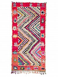 Tappeto Berberi Dal Marocco Boucherouite 260 x 130 cm