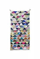 Tappeto Berberi Dal Marocco Boucherouite 145 x 305 cm