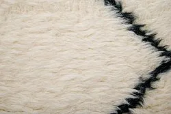 Tappeto Kilim In Stile Berbero Del Marocco Beni Ourain 285 x 95 cm