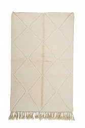 Tappeto Kilim In Stile Berbero Del Marocco Beni Ourain 250 x 150 cm