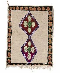 Tappeto Berberi Dal Marocco Boucherouite 190 x 150 cm