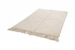 Tappeto Kilim In Stile Berbero Del Marocco Beni Ourain 250 x 150 cm
