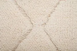 Tappeto Kilim In Stile Berbero Del Marocco Beni Ourain 250 x 150 cm