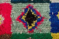 Tappeto Berberi Dal Marocco Boucherouite 290 x 145 cm