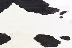 Tappeto Pelle Di Mucca - Nero e Bianco 01