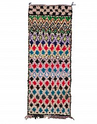 Tappeto Berberi Dal Marocco Boucherouite 220 x 85 cm