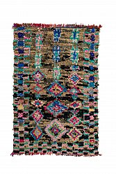 Tappeto Berberi Dal Marocco Boucherouite 205 x 135 cm