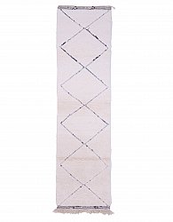 Tappeto Kilim In Stile Berbero Del Marocco Beni Ourain 290 x 85 cm