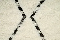 Tappeto Kilim In Stile Berbero Del Marocco Beni Ourain 200 x 290 cm