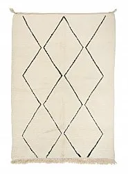 Tappeto Kilim In Stile Berbero Del Marocco Beni Ourain 205 x 290 cm
