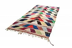 Tappeto Berberi Dal Marocco Boucherouite 145 x 280 cm
