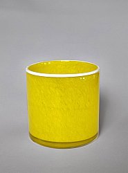 Porta candele M - Harmony (giallo/bianco)