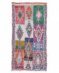 Tappeto Berberi Dal Marocco Boucherouite 225 x 115 cm