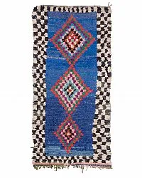 Tappeto Berberi Dal Marocco Boucherouite 285 x 90 cm