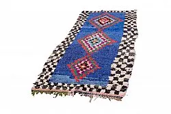 Tappeto Berberi Dal Marocco Boucherouite 285 x 90 cm