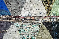 Tappeto Berberi Dal Marocco Boucherouite 125 x 230 cm