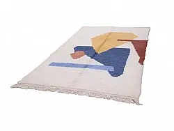 Tappeto Kilim In Stile Berbero Del Marocco Azilal 250 x 160 cm