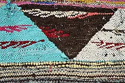 Tappeto Berberi Dal Marocco Boucherouite 135 x 235 cm