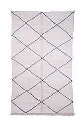 Tappeto Kilim In Stile Berbero Del Marocco Beni Ourain 315 x 195 cm