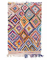 Tappeto Berberi Dal Marocco Boucherouite 215 x 135 cm