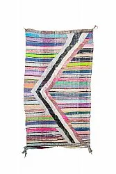 Tappeto Berberi Dal Marocco Boucherouite 135 x 240 cm