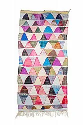 Tappeto Berberi Dal Marocco Boucherouite 135 x 275 cm