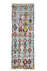 Tappeto Berberi Dal Marocco Boucherouite 290 x 95 cm