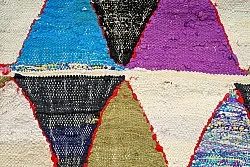 Tappeto Berberi Dal Marocco Boucherouite 135 x 275 cm