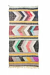 Tappeto Berberi Dal Marocco Boucherouite 130 x 260 cm