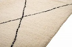 Tappeto Kilim In Stile Berbero Del Marocco Beni Ourain 155 x 270 cm