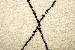 Tappeto Kilim In Stile Berbero Del Marocco Beni Ourain 155 x 270 cm
