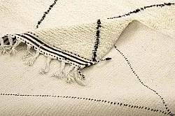 Tappeto Kilim In Stile Berbero Del Marocco Beni Ourain 155 x 270 cm