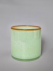 Porta candele M - Harmony (verde chiaro/amber)