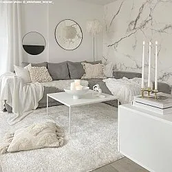 Tappeto A Pelo Lungo - Cosy (bianco)