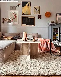 Tappeto In Lana - Aliste Wool Shaggy (alabaster gleam)