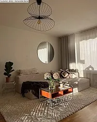 Tappeto A Pelo Lungo - Monti (offwhite)