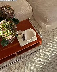 Tappeto A Pelo Lungo - Monti (offwhite)