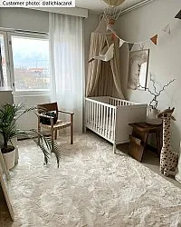 Tappeto A Pelo Lungo - Aranga Super Soft Fur (beige)