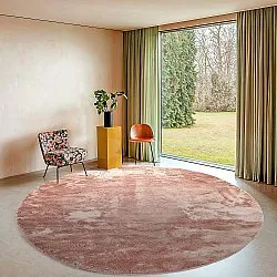 Tappeti rotondi - Aranga Super Soft Fur (rosa)