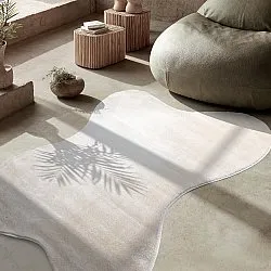Tappeto Shaggy Ondulato Asimmetrico - Aranga Super Soft Fur (beige)