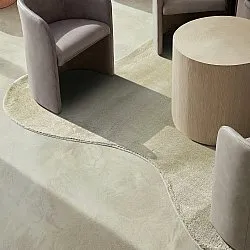 Tappeto Shaggy Ondulato Asimmetrico - Aranga Super Soft Fur (verde chiaro)