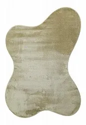 Tappeto Shaggy Ondulato Asimmetrico - Aranga Super Soft Fur (verde chiaro)