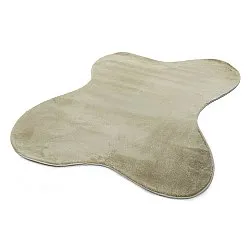 Tappeto Shaggy Ondulato Asimmetrico - Aranga Super Soft Fur (verde chiaro)