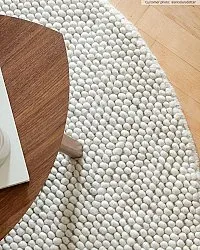 Tappeti rotondi - Avafors Wool Bubble (beige)