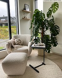 Tappeti rotondi - Avafors Wool Bubble (beige)