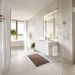 Tappeto da bagno - Bellona (marrone)