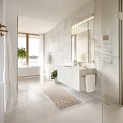 Tappeto da bagno - Bevin (beige)